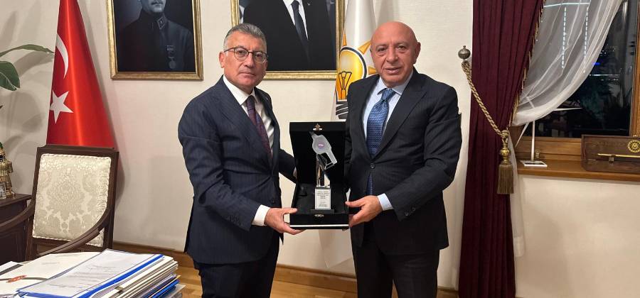 PÜİS GENEL BAŞKANI OKUMUŞ’TAN GÜLER VE MUŞ’A TEŞEKKÜR ZİYARETİ