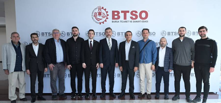 P&Uuml;İS BURSA İL BAŞKANLIĞI&rsquo;NDAN BTSO MECLİS BAŞKANI&rsquo;NA NEZAKET ZİYARETİ