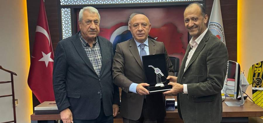 ADER YÖNETİM KURULU BAŞKANI DİREKÇİ’DEN PÜİS GENEL BAŞKANI OKUMUŞ’A TEBRİK ZİYARETİ
