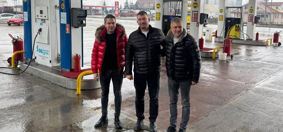 PÜİS DÜZCE İL BAŞKANI RIZA YILDIZ, KAYNAŞLI’DAKİ İSTASYONLARI ZİYARET ETTİ