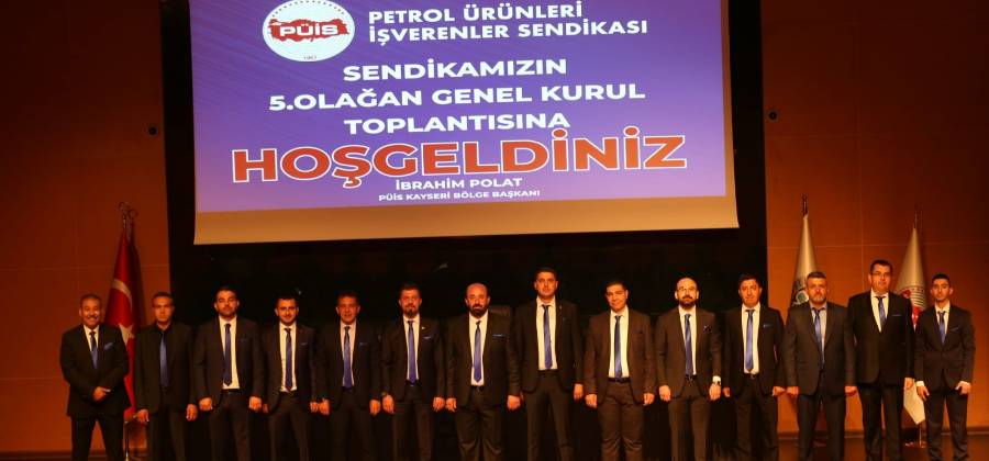 İBRAHİM POLAT YENİDEN PÜİS KAYSERİ BÖLGE BAŞKANLIĞINA SEÇİLDİ