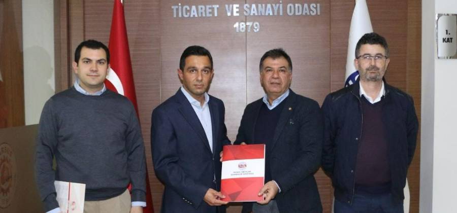 PÜİS MERSİN BÖLGE BAŞKANLIĞI’NDAN TARSUS TİCARET ODASINA ZİYARET