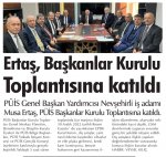 Ertaş, Bakanlar Kurulu Toplantısına Katıldı